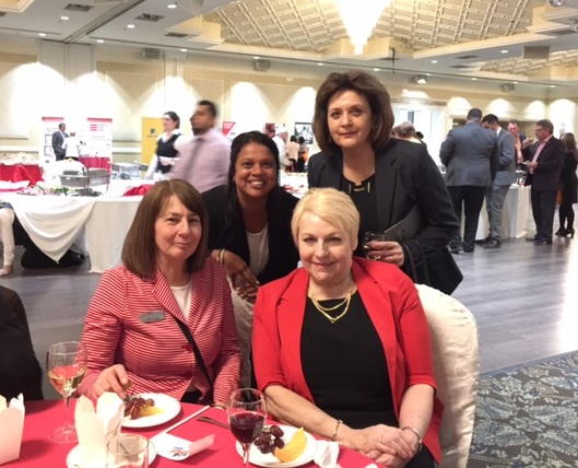 Group photo of CAA employees celebrating Insurance Brokers of Toronto Region’s (IBTR) Annual Friendship Night at Le Parc, Thornhill